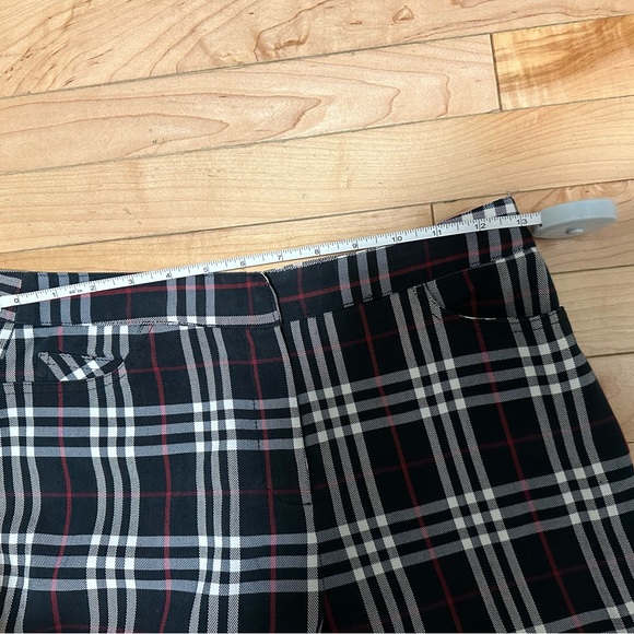 Navy Blue Vintage Burberry Plaid Pants - Picture 6 of 7